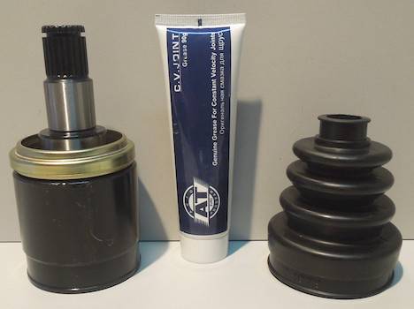 ШРУС ЗАЗ 1102, Sens 1.3 00-, Chance 09-, Tavria внутр. трипоид. (чехол, хомуты, гайка, стопр. кольцо, смазка) (AT)