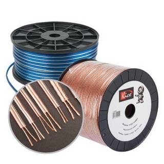 Кабель акустический SCC-16100 100м, 16Ga. 2х1.29мм2, медно-алюминиевый (KICX) (4)