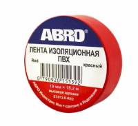 Изолента красная ABRO 19мм*18,2м Изолента красная ABRO 19мм*18,2м