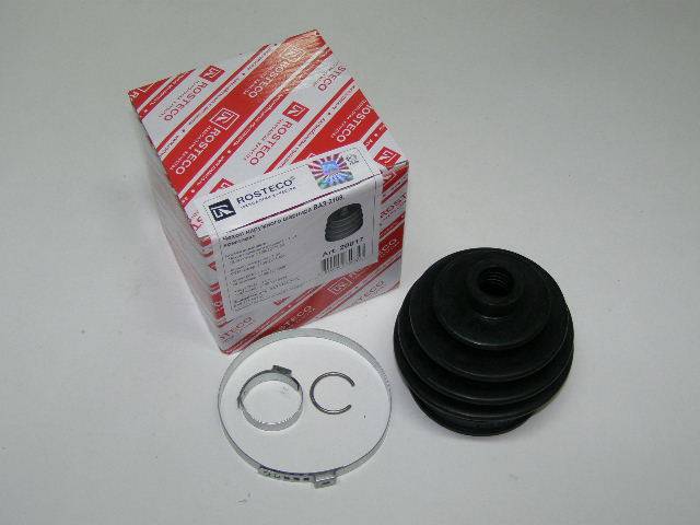 Пыльник ШРУС /2108/ наруж. (+ 2 хомута, стопор, смазка) (Rosteco)