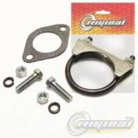 Хомут глушителя /Г-3302/ № 55 евро (+прокладка,+крепление) (Riginal) Хомут глушителя /Г-3302/ № 55 евро (+прокладка,+крепление) (Riginal)