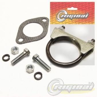 Хомут глушителя /Г-3302/ № 55 евро (+прокладка,+крепление) (Riginal)