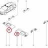 Держатель козырька солнцезащитного Renault Fluence Megane III
