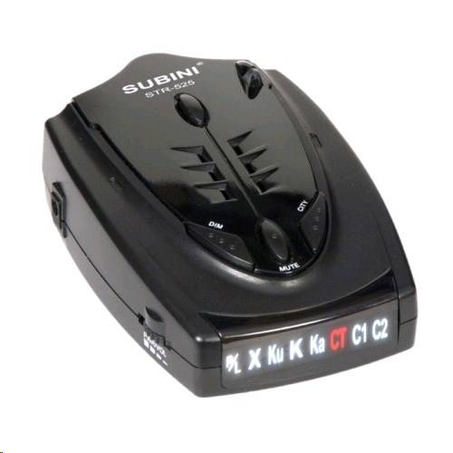 Антирадар Subini STR-525 ST голос (кречет, стрелка, X, K, Ka, Laser 360*,POP)