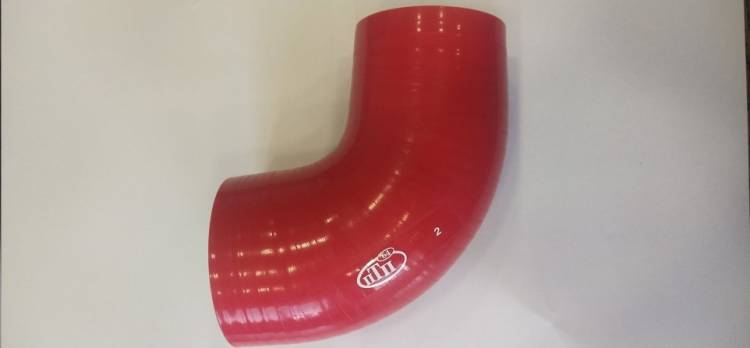 Патрубок интеркулера угловой /Газон NEXT дв.ЯМЗ-534/ 60*70 силикон