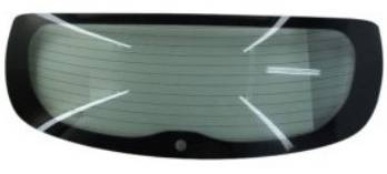 Стекло заднее Hyundai Solaris с обогревом (хетч-бек) (KMK Glass)