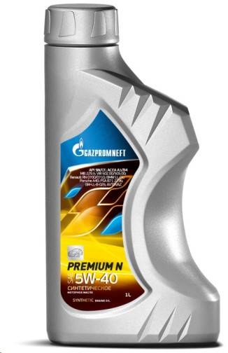 Масло моторное Gazpromneft Premium N 5w40 SN/CF 1л синтетика