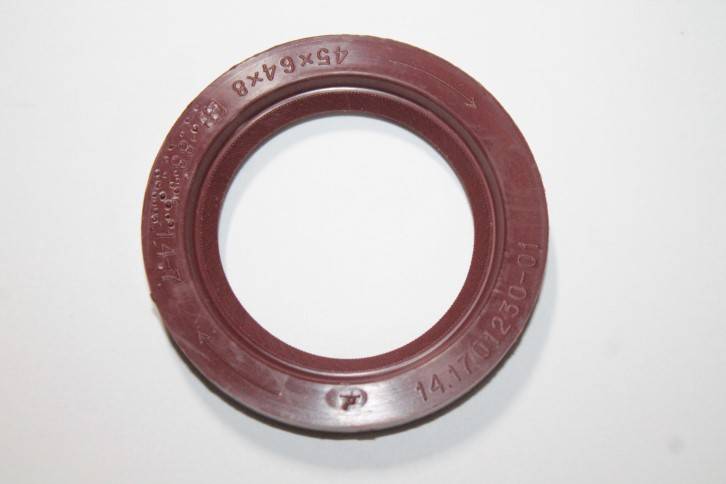 Сальник КПП /К./ перв. вала 45*64*8 красный (Копыльцов)