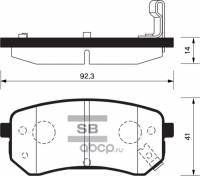 Колодка торм. Hyundai Accent Creta i20/i30/ix35 Kia Ceed Rio II задн. /дисковые/ Колодка торм. Hyundai Accent Creta i20/i30/ix35 Kia Ceed Rio II задн. /дисковые/