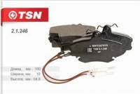 Колодка торм. Renault Logan Sandero Lada Largus перед. с датчик. (TSN)