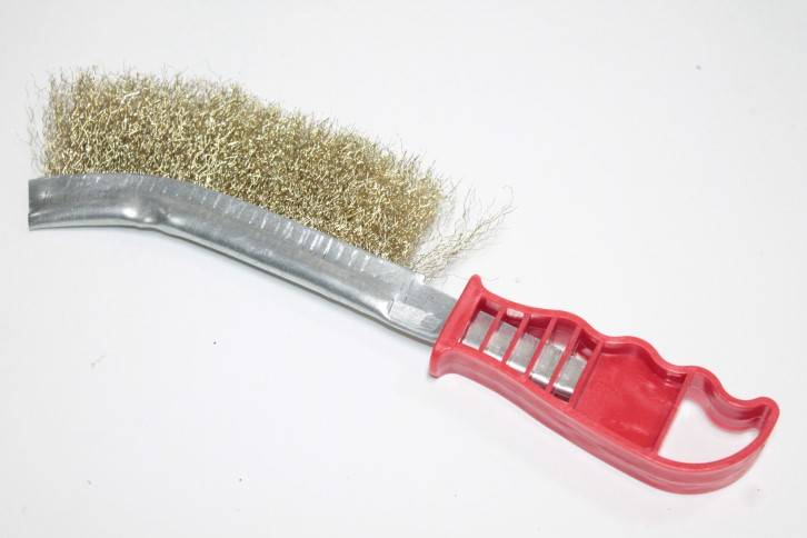 Щетка метал. строительная с пластмассовой ручкой (No name)