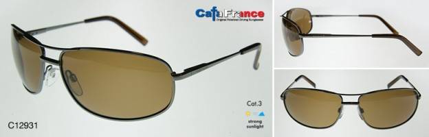 Очки водителя поляризационные коричневая линза мужские (Cafa France)