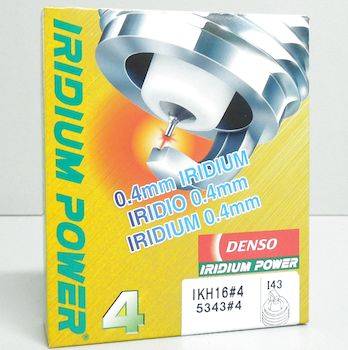Свеча зажигания DENSO I-43 IKH16 Note, Micra, Peogeot 406 иридиевые (4шт) (24)