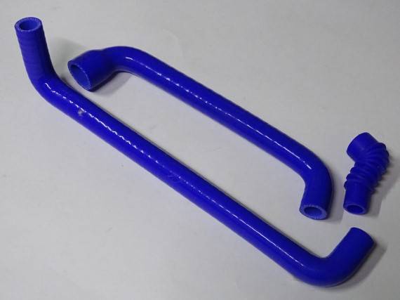 Патрубок рег. хол. хода /Г-3302 дв. 405/ (3 шт) силикон. (CARUM)