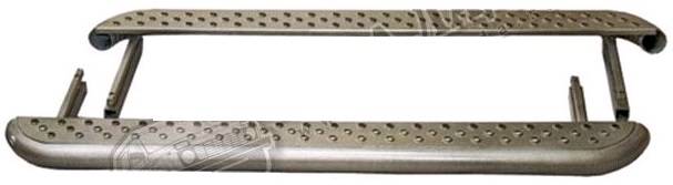 Подножки (трубы) 2123 А-096 RS ТРОФИ с металл. листом (Тольятти)