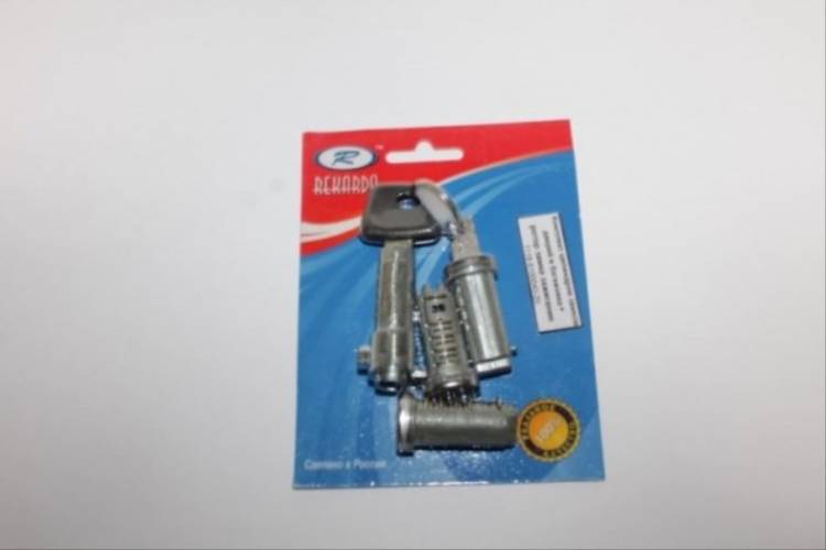 Замок ВАЗ 1118 Калина (к-т личинок) голые,+ ротор замка зажиг. в блистере (Рекардо) (30)