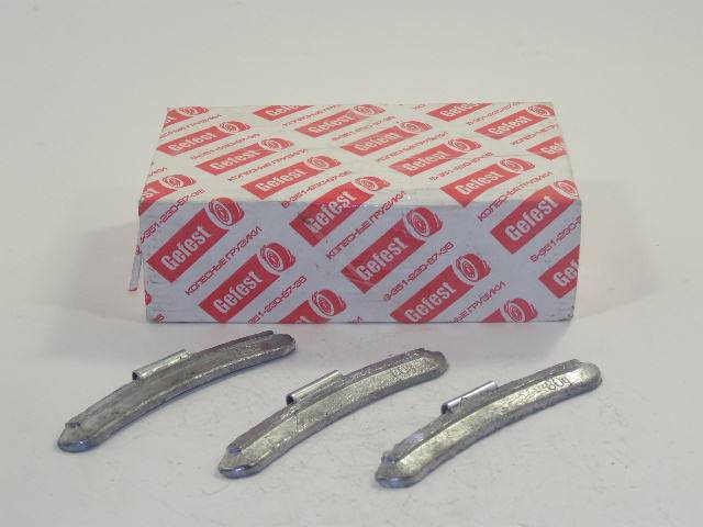 Грузик набивной на штампованный диск (St) 80г (25 шт) (Гефест)