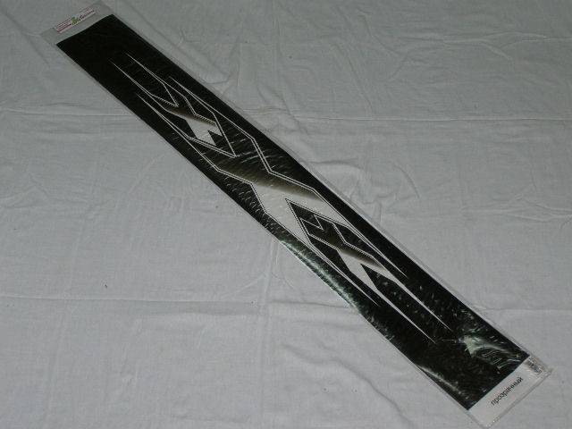 Наклейка лоб. стекла /2101-09/ XXX (110х1300) чер./бел. внутр.прозр.перех. (A-STICKER)