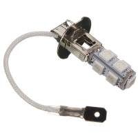 Лампа светодиодная H3 9 SMD 5050 диодов белая 12V (P.R.C.) Лампа светодиодная H3 9 SMD 5050 диодов белая 12V (P.R.C.)