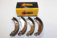 Колодка торм. Renault Logan Sandero задн. /барабанные/ 180х42 мм (Manover)