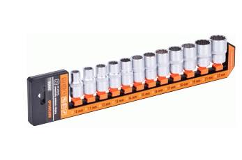 Набор головок 12пр (1/2", 12РТ, 10-22мм)(холдер) 39855