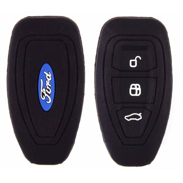 Чехол на ключ FORD MONDEO силиконовый (SKYWAY)