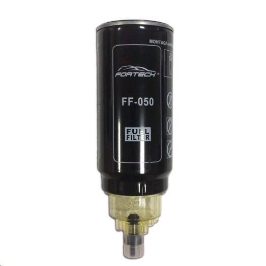 Фильтр топливный грубой очистки К. Euro-3 (с водосборным стаканом) (Fortech) (12)