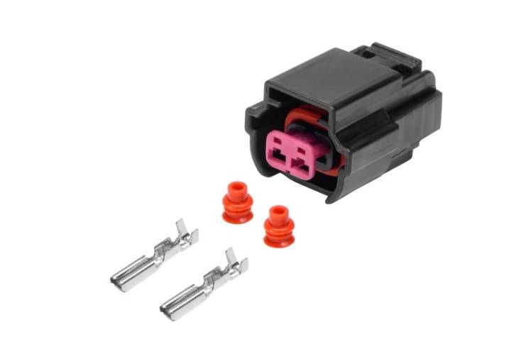 Разъем 06A973722 2-х контактный топливной форсунки VAG