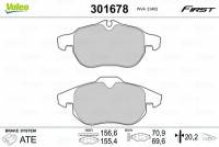 Колодка торм. Opel Astra H Opel Vectra C (Z02) 1.6 перед.