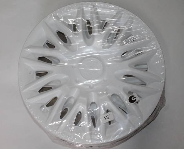 Колпак колеса R13 Пауэр белый (4) (LION)