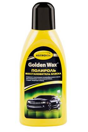 Полироль кузова 500мл восстан. блеска Golden WAX (Астрохим) (12)