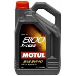 Масло моторное Motul 8100 X-Cess 5W-40 ACEA A3/B4, API SN/SM/SL/SJ/SH/SG/CF (5л)