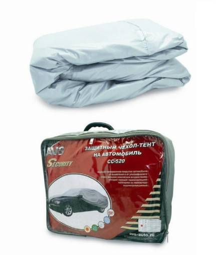 Тент на автомобиль Размер 2XL (508х178х119см) водонепроницаемый CC-520 (AVS) (5)