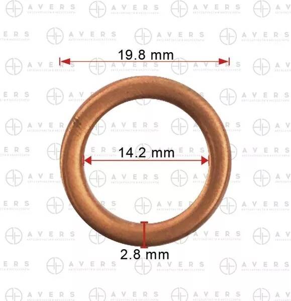 Кольцо уплотнительное Mitsubishi (уп=10шт)