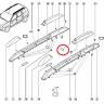 Заглушка кузова Renault Duster (рейлинга)