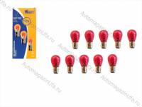 Лампа 12V21/5W P21/5W KRAFT красная Лампа 12V21/5W P21/5W KRAFT красная