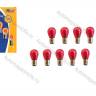 Лампа 12V21/5W P21/5W KRAFT красная