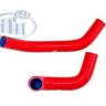 Патрубок радиат. /Г-53, 3307/ (2 шт) силикон красный