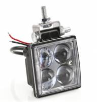 Фара светодиодная дополнительная 4 SMD 12W, 10-30V, 4*3W 75*75*70 мм