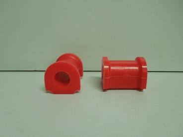 Втулка стабилизатора перед. ВАЗ 1118 Калина, 2170 Приора полиуретан красный из 2шт (Балаково Запчасть) (CS-20)