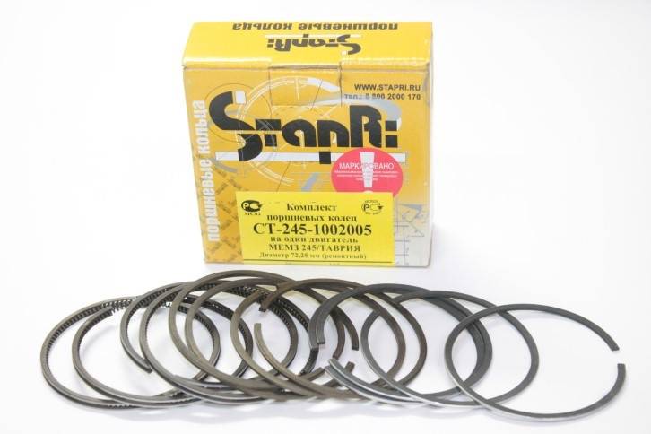 Кольца поршневые 72,25 Таврия (СТАПРИ)