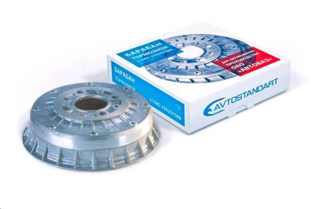 Барабан тормозной ВАЗ 2108-15, 1118 Калина, 2170 Приора (Avtostandart)