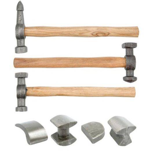 Инструмент для рихтовки кузова 7 предметов