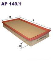 Фильтр воздушный VW Bora Golf 4 Octavia Tour AP1491 (Filtron)