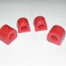Втулка стабилизатора /2121/ (4 шт) полиуретан (красный) (Форвард)