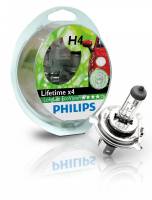 Галогеновые лампы Philips Long Life Eco Vision H4 2шт Галогеновые лампы Philips Long Life Eco Vision H4 2шт