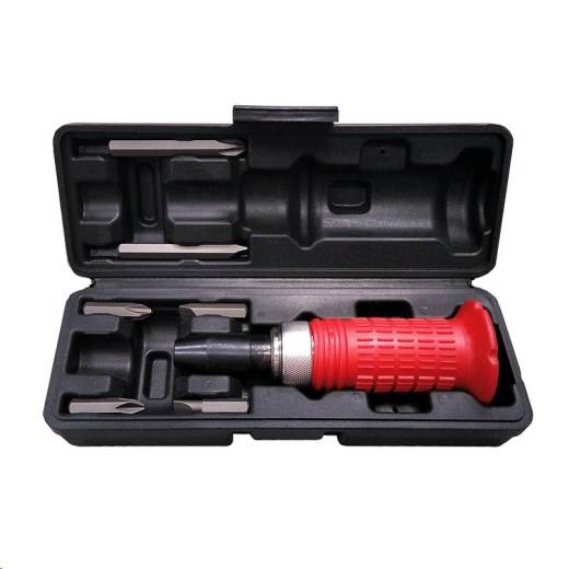 Отвертка ударная 6 насадок с защитой рук