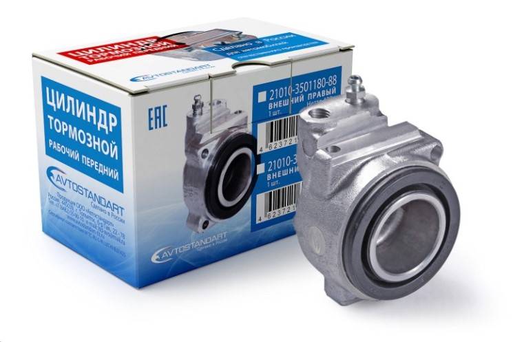 Цилиндр тормозной передний левый внешний ВАЗ 2101-07 (Avtostandart)