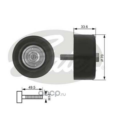 Ролик ремня генерат. Toyota Land Cruiser Prado 120/150 натяжной