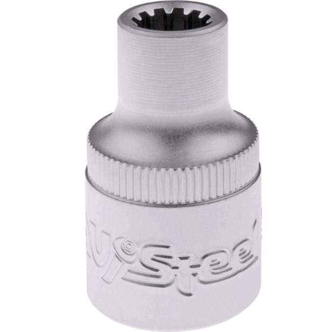 Головка торцевая Spline 1/2" 16мм (AV Steel) Головка торцевая Spline 1/2" 16мм (AV Steel)